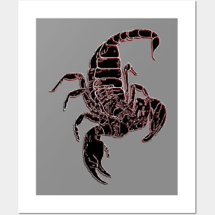 Scorpion 3D Scorpio skorpion Posters and Art